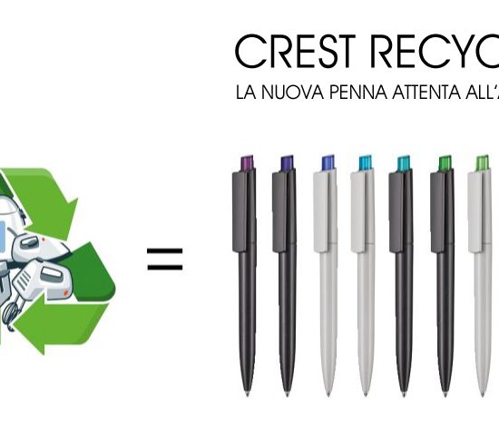 ABS Riciclato per la Nuvo Crest Recycled di Ritter-Pen